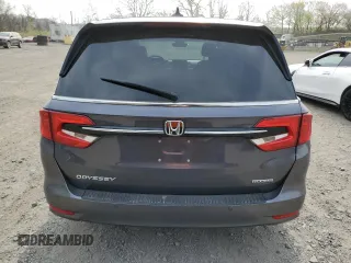 2024 Honda Odyssey Touring with VIN 5FNRL6H80RB001448, listed as a Copart auction lot 54790165 with 13,716 mi miles and Salvage Title. Bid and sale history available at carsss.com. Image 6.