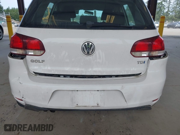 2013 Volkswagen Golf TDI with VIN WVWDM7AJ6DW131992, listed as a IAAI auction lot 42510552 with 102,013 mi miles and . Bid and sale history available at DreamBid. Image 6.