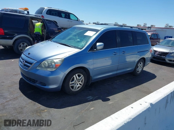 2006 Honda Odyssey EX with VIN 5FNRL38466B065601, listed as a IAAI auction lot 42559342 with 258,995 mi miles and . Bid and sale history available at DreamBid. Image 2.