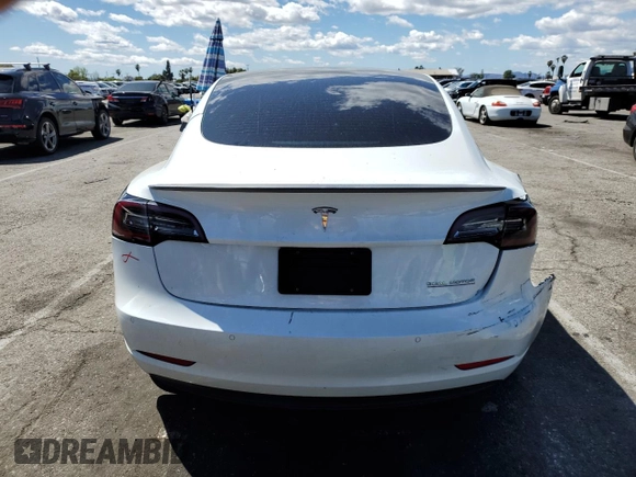 2022 Tesla Model 3 Performance with VIN 5YJ3E1EC7NF248083, listed as a Copart auction lot 51536925 with 50,529 mi miles and Salvage Title. Bid and sale history available at DreamBid. Image 6.