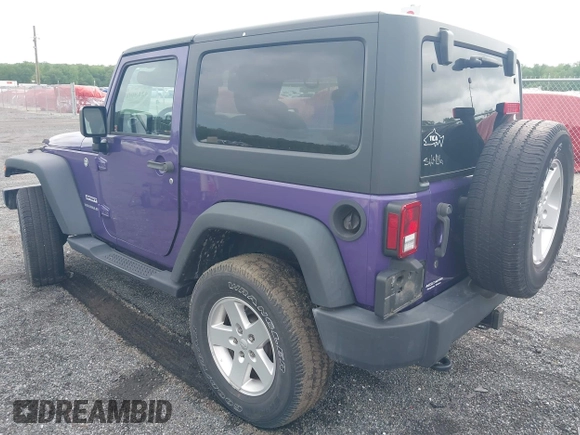 2017 Jeep Wrangler Sport with VIN 1C4AJWAG1HL633794, listed as a IAAI auction lot 42189035 with 90,139 mi miles and . Bid and sale history available at DreamBid. Image 3.