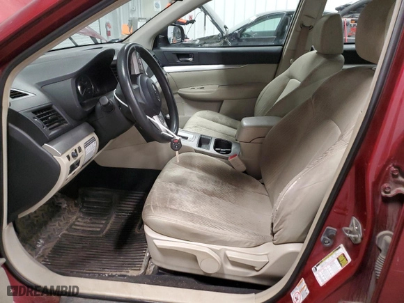 2011 Subaru Outback 2.5i with VIN 4S4BRBAC8B3346880, listed as a Copart auction lot 52288005 with 215,061 mi miles and Clean Title. Bid and sale history available at carsss.com. Image 7.