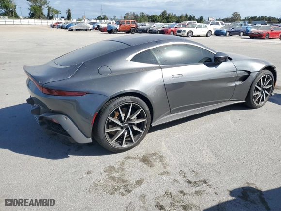 2019 Aston Martin Vantage with VIN SCFSMGAW9KGN02610, listed as a Copart auction lot 75625184 with 17,267 mi miles and Salvage Title. Bid and sale history available at carsss.com. Image 3.