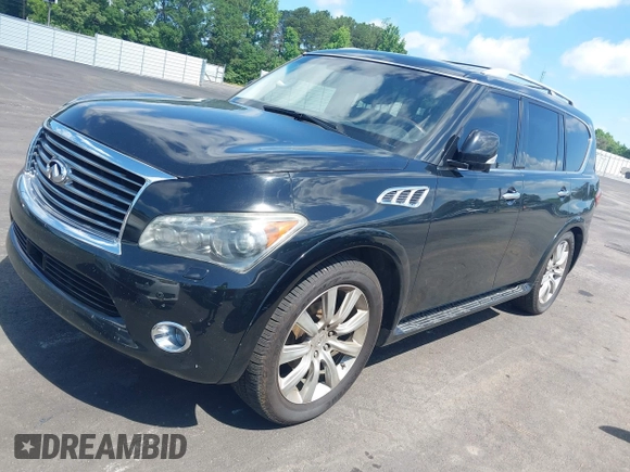 2012 Infiniti QX56 8-passenger with VIN JN8AZ2NC9C9315442, listed as a IAAI auction lot 42330752 with 167,026 mi miles and . Bid and sale history available at DreamBid. Image 22.