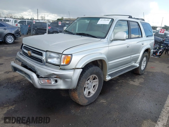 2000 Toyota 4Runner Limited with VIN JT3GN87R8Y0153390, listed as a IAAI auction lot 41795300 with 358,760 mi miles and . Bid and sale history available at DreamBid. Image 17.