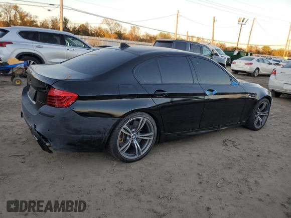 2016 BMW M5 with VIN WBSFV9C53GG343578, listed as a Copart auction lot 83691764 with 78,455 mi miles and Salvage Title. Bid and sale history available at carsss.com. Image 3.