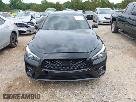 2020 Infiniti Q50 Luxe with VIN JN1EV7AR7LM250154, listed as a IAAI auction lot 42474749 with 32,796 mi miles and . Bid and sale history available at DreamBid. Image 12.