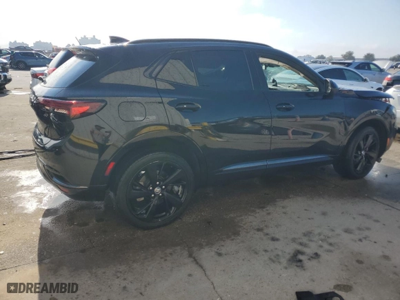 2022 Buick Envision Essence with VIN LRBFZNR4XND064967, listed as a Copart auction lot 77964714 with 63,612 mi miles and Salvage Title. Bid and sale history available at carsss.com. Image 3.