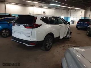 2022 Honda CR-V Hybrid EX-L with VIN 5J6RT6H84NL056924, listed as a IAAI auction lot 41634901 with 26,764 mi miles. Bid and sale history available at carsss.com. Image 4.