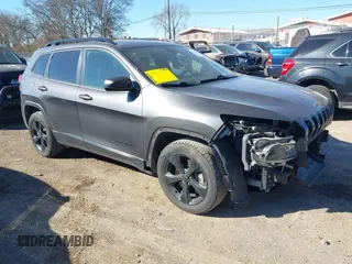 2017 Jeep Cherokee Sport with VIN 1C4PJLAB1HW617820, listed as a IAAI auction lot 41647467 with 109,407 mi miles. Bid and sale history available at carsss.com. Image 1.
