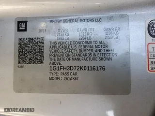 2019 Chevrolet Camaro 2SS with VIN 1G1FH3D72K0116176, listed as a Copart auction lot 87466724 with 58,123 mi miles and Salvage Title. Bid and sale history available at carsss.com. Image 12.