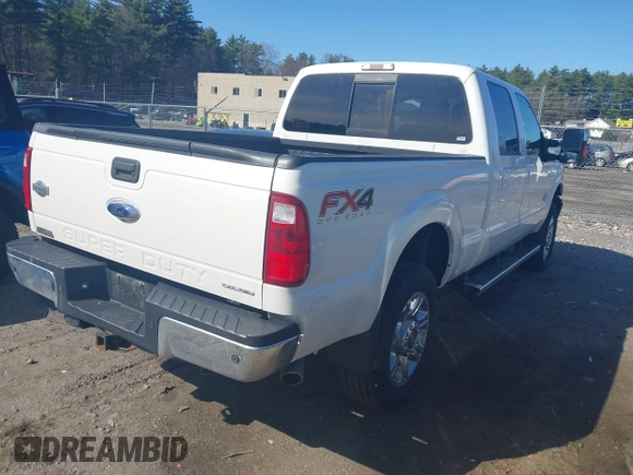 2016 Ford F-250 Lariat with VIN 1FT7W2B62GEB90536, listed as a IAAI auction lot 41957716 with 247,613 mi miles and . Bid and sale history available at DreamBid. Image 4.