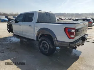 2023 Ford F-150 Raptor with VIN 1FTFW1RG4PFA13033, listed as a Copart auction lot 50504635 with 16,424 mi miles and Non Repairable. Bid and sale history available at DreamBid. Image 2.