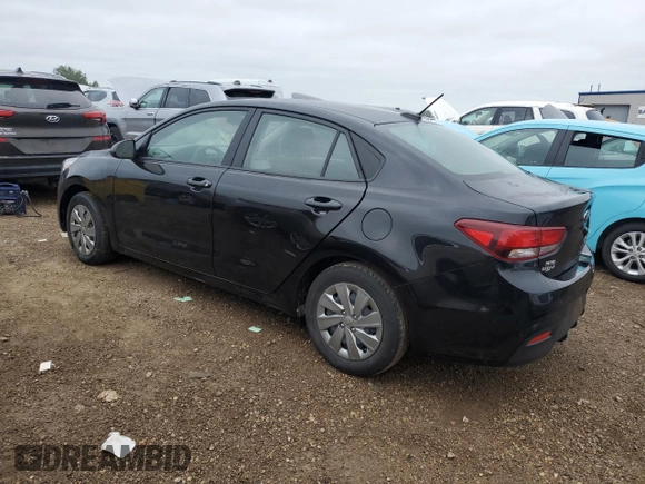 2020 Kia Rio LX with VIN 3KPA24AD4LE358737, listed as a Copart auction lot 65795064 with 27,195 mi miles and Salvage Title. Bid and sale history available at carsss.com. Image 2.