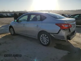 2018 Nissan Sentra SV with VIN 3N1AB7AP3JL655697, listed as a Copart auction lot 48708675 with 111,175 mi miles and Salvage Title. Bid and sale history available at carsss.com. Image 2.