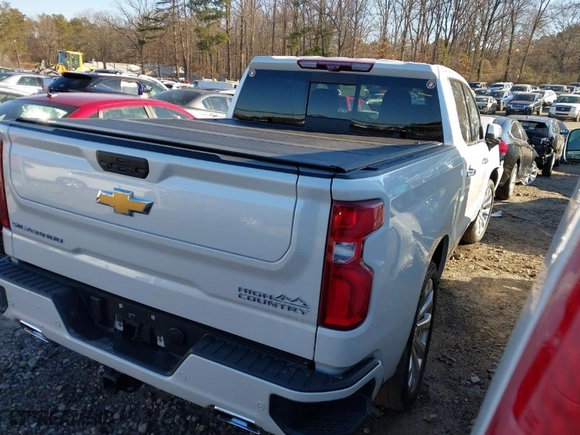2022 Chevrolet Silverado 1500 LTD High Country with VIN 3GCUYHEL5NG149891, listed as a IAAI auction lot 41256485 with NaN miles. Bid and sale history available at carsss.com. Image 4.