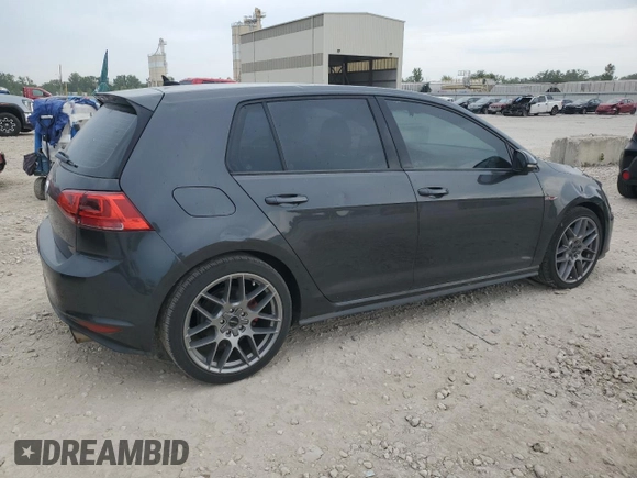 2015 Volkswagen Golf GTI Autobahn with VIN 3VW4T7AUXFM032587, listed as a Copart auction lot 68470424 with 174,975 mi miles and Salvage Title. Bid and sale history available at carsss.com. Image 3.