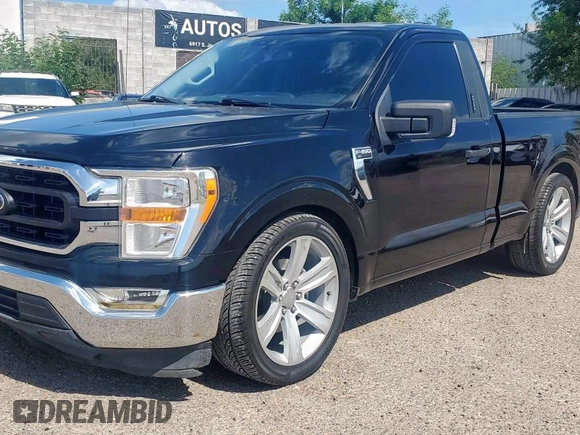 2021 Ford F-150 XL with VIN 1FTMF1C51MKD73149, listed as a Copart auction lot 65839105 with 95,957 mi miles and Clean title. Bid and sale history available at DreamBid. Image 2.