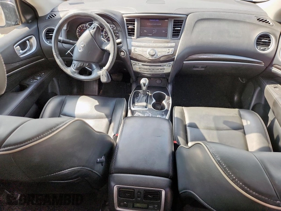2019 Infiniti QX60 Luxe with VIN 5N1DL0MN9KC525893, listed as a Copart auction lot 63218895 with 106,280 mi miles and Salvage title. Bid and sale history available at DreamBid. Image 8.