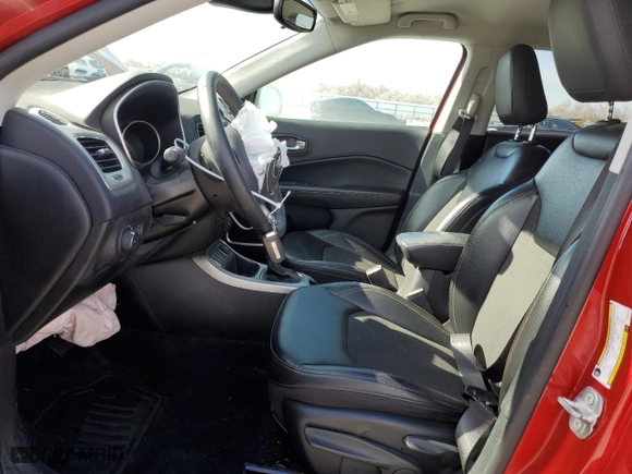 2021 Jeep Compass Latitude with VIN 3C4NJCBB6MT553134, listed as a Copart auction lot 45731175 with 54,261 mi miles and Salvage Title. Bid and sale history available at carsss.com. Image 7.