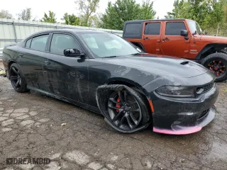 2022 Dodge Charger Scat Pack with VIN 2C3CDXGJ3NH251773, listed as a Copart auction lot 56258464 with 1,364 mi miles and Salvage Title. Bid and sale history available at carsss.com. Image 4.