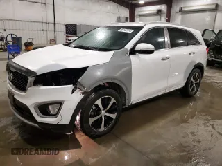 2017 Kia Sorento EX with VIN 5XYPHDA16HG274380, listed as a Copart auction lot 86149174 with 133,342 mi miles and Salvage Title. Bid and sale history available at carsss.com. Image 1.