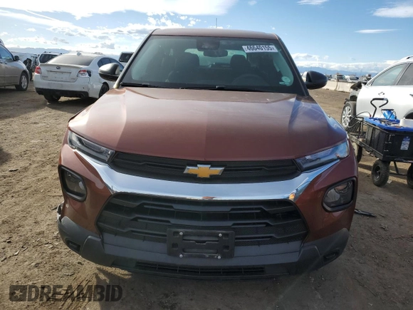 2021 Chevrolet TrailBlazer LS with VIN KL79MNSL0MB076812, listed as a Copart auction lot 46640155 with 20,763 mi miles and Salvage Title. Bid and sale history available at carsss.com. Image 5.