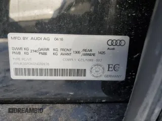 2016 Audi A8 with VIN WAUK3AFDXGN020976, listed as a Copart auction lot 43122755 with 161,089 mi miles and Clean title. Bid and sale history available at DreamBid. Image 13.