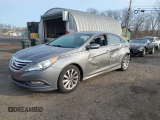 2014 Hyundai Sonata SE with VIN 5NPEC4AC6EH823796, listed as a IAAI auction lot 41783754 with 165,841 mi miles and . Bid and sale history available at DreamBid. Image 17.