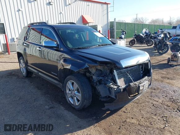2015 GMC Terrain SLE with VIN 2GKALREK8F6316017, listed as a IAAI auction lot 41725193 with 112,206 mi miles. Bid and sale history available at carsss.com. Image 1.