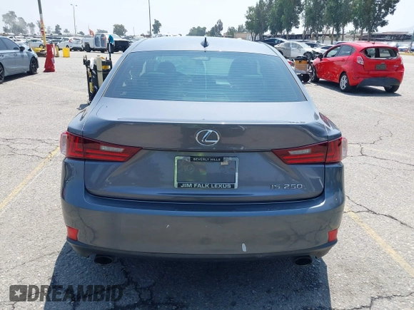 2014 Lexus IS 250 with VIN JTHBF1D27E5009067, listed as a IAAI auction lot 42597405 with 141,102 mi miles and . Bid and sale history available at DreamBid. Image 16.