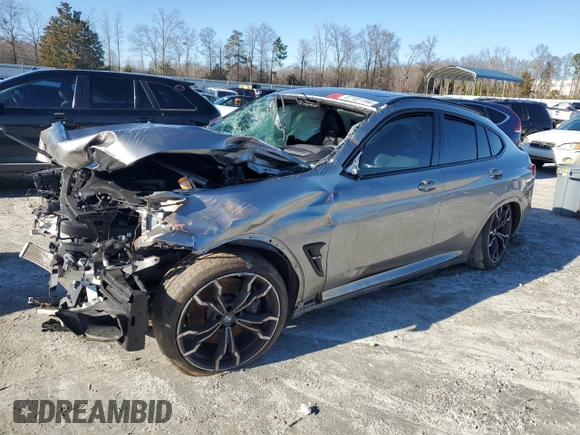 2021 BMW X4 M z VIN 5YMUJ0C03M9F33448, wystawiony jako Copart lot #87181194 z przebiegiem Nie podano mil oraz Tytuł czysty. Historia ofert i sprzedaży dostępna na DreamBid. Obrazek 1.