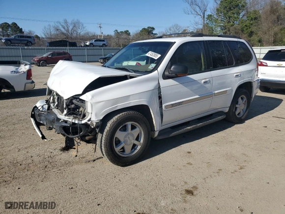 2002 GMC Envoy SLT with VIN 1GKDS13S922448795, listed as a Copart auction lot 47452005 with 191,288 mi miles and Salvage Title. Bid and sale history available at carsss.com. Image 1.