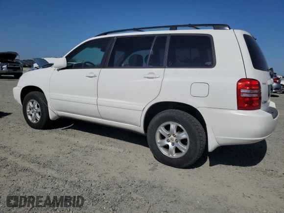 2001 Toyota Highlander z VIN JTEHF21A310007106, wystawiony jako Copart lot #58853505 z przebiegiem 211 158 mil mil oraz Czysty tytuł • Clean title. Historia ofert i sprzedaży dostępna na DreamBid. Obrazek 2.