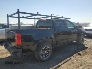 2021 Chevrolet Colorado 2WD Work Truck with VIN 1GCGSBEA7M1137765, listed as a Copart auction lot 48477175 with 123,812 mi miles and Clean Title. Bid and sale history available at carsss.com. Image 3.