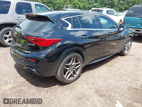 2017 Infiniti QX30 Premium with VIN SJKCH5CP5HA026043, listed as a IAAI auction lot 42531351 with 75,653 mi miles and . Bid and sale history available at DreamBid. Image 4.