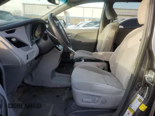 2016 Toyota Sienna LE with VIN 5TDJK3DC6GS135317, listed as a Copart auction lot 87875305 with 213,770 mi miles and Salvage Title. Bid and sale history available at carsss.com. Image 7.