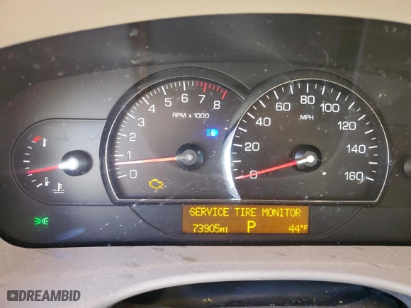 2005 Cadillac STS with VIN 1G6DC67A250205050, listed as a Copart auction lot 87698155 with 73,905 mi miles and Salvage Title. Bid and sale history available at carsss.com. Image 9.