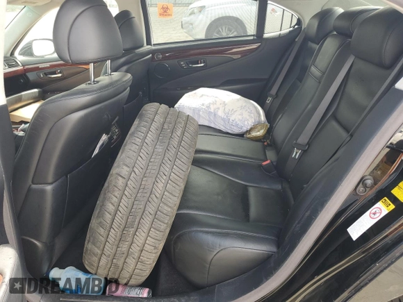 2009 Lexus LS 460 L with VIN JTHGL46F195035279, listed as a Copart auction lot 53341285 with Not provided miles and Salvage title. Bid and sale history available at DreamBid. Image 10.