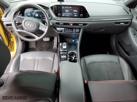 2020 Hyundai Sonata SEL Plus with VIN 5NPEJ4J23LH010507, listed as a Copart auction lot 44757735 with 58,687 mi miles and Salvage Title. Bid and sale history available at carsss.com. Image 8.