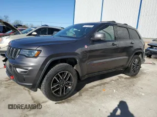 2019 Jeep Grand Cherokee Trailhawk with VIN 1C4RJFLGXKC700612, listed as a Copart auction lot 42775945 with 145,229 mi miles and Salvage title. Bid and sale history available at DreamBid. Image 1.