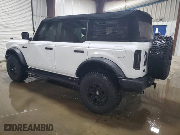 2023 Ford Bronco z VIN 1FMEE5DP9PLC00732, wystawiony jako Copart lot #60123165 z przebiegiem 10 672 mil mil oraz Szkoda całkowita • Salvage title. Historia ofert i sprzedaży dostępna na DreamBid. Obrazek 2.