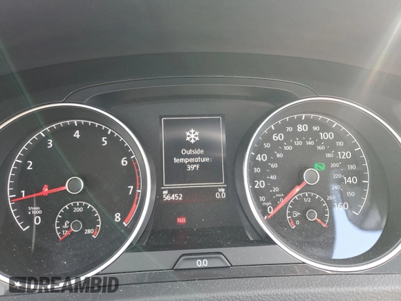 2021 Volkswagen Golf TSI z VIN 3VWG57AU8MM007756, wystawiony jako Copart lot #48037885 z przebiegiem 56 452 mil mil oraz Szkoda całkowita • Salvage title. Historia ofert i sprzedaży dostępna na DreamBid. Obrazek 9.