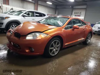 2008 Mitsubishi Eclipse GS with VIN 4A3AK64F48E029061, listed as a Copart auction lot 87313154 with 144,850 mi miles and Salvage Title. Bid and sale history available at carsss.com. Image 1.