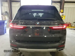2021 BMW X7 xDrive40i with VIN 5UXCW2C0XM9H51936, listed as a Copart auction lot 45892475 with 49,554 mi miles and Salvage Title. Bid and sale history available at carsss.com. Image 6.