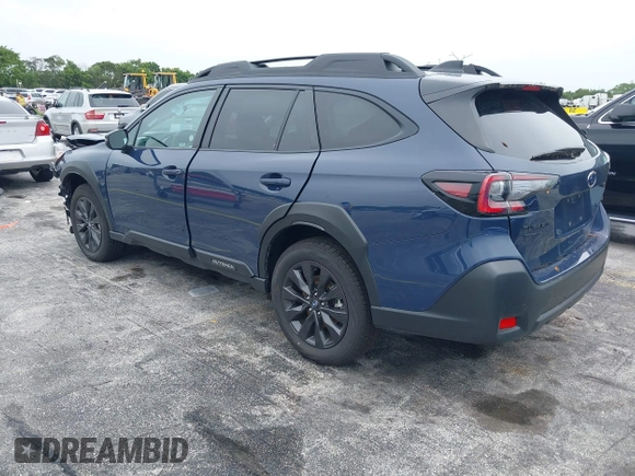 2025 Subaru Outback Onyx with VIN 4S4BTALC6S3177063, listed as a IAAI auction lot 42425905 with 6,541 mi miles and . Bid and sale history available at DreamBid. Image 3.