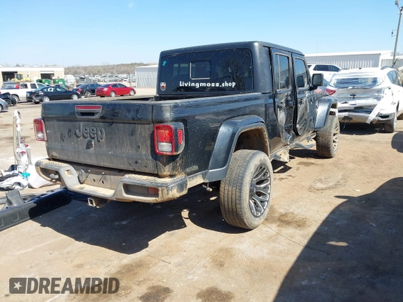 2022 Jeep Gladiator Texas Trail with VIN 1C6HJTAGXNL160784, listed as a IAAI auction lot 41796235 with 81,783 mi miles. Bid and sale history available at carsss.com. Image 4.