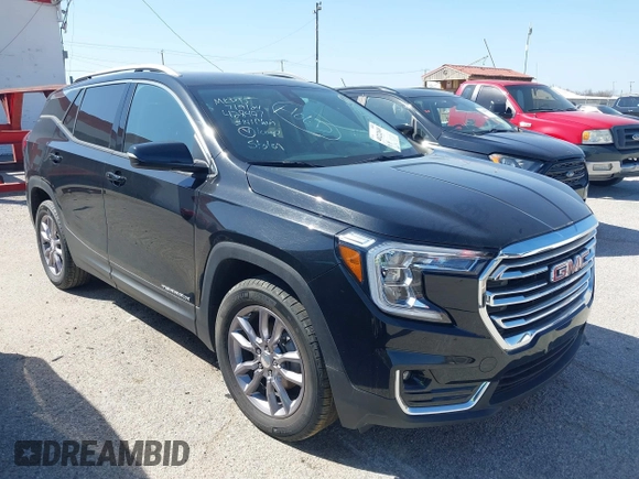2023 GMC Terrain SLT z VIN 3GKALPEG4PL183995, wystawiony jako IAAI lot #40222049 z przebiegiem 18 875 mil mil oraz . Historia ofert i sprzedaży dostępna na DreamBid. Obrazek 1.