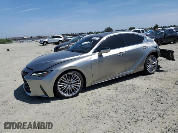 2023 Lexus IS 300 с VIN JTHDA1D2XP5124675, выставлен на аукционе Copart как лот 54183215 с пробегом 27 110 миль миль и Списание • Salvage title. История ставок и продаж доступна на DreamBid. Изображение 1.