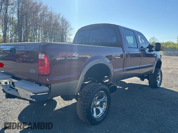 2007 Ford F-250 XL with VIN 1FTSW21P87EB29888, listed as a Copart auction lot 57106845 with 171,496 mi miles and Clean title. Bid and sale history available at DreamBid. Image 4.